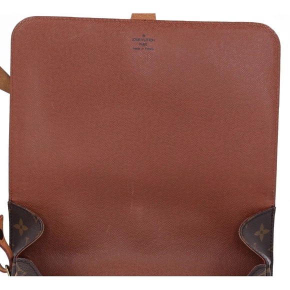 Louis Vuitton M51252 Cartouchiere GM Brown Monogram Leather Shoulder Bag - Picture 12 of 13